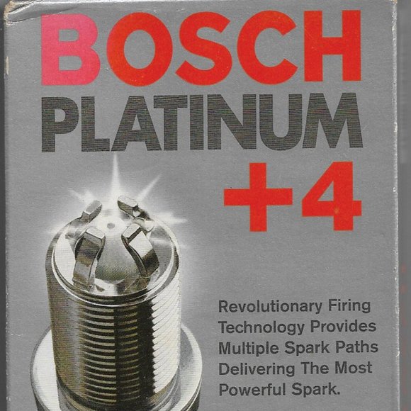 NEW BOSCH PLATINUM SPARK PLUG PACK OF 4 (PN BOSCH 4477) - Picture 2 of 5